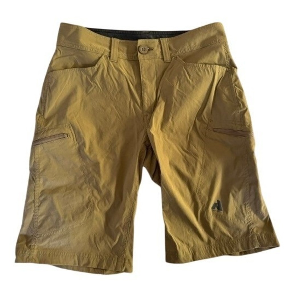 Eddie Bauer First Ascent Mens 33 Guide Shorts Hiking Cargo Stretch 20in